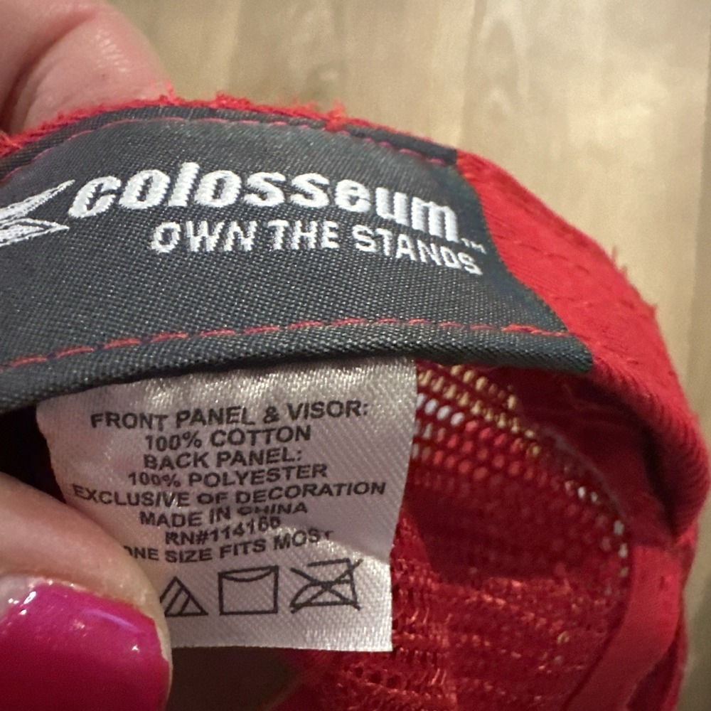 Colosseum Grey Ohio State Buckeyes Trucker Adjustable Hat SnapBack OSFM NWT - Picture 6 of 6